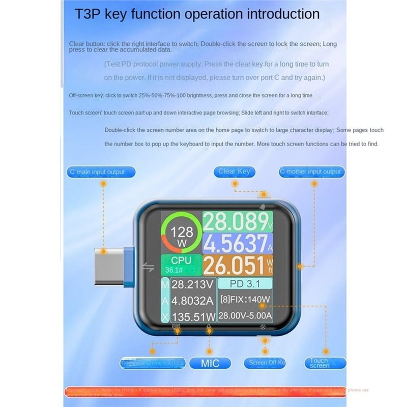 AFOURT-T3P Touch Control USB P - Logic Analyzer Usb review and price