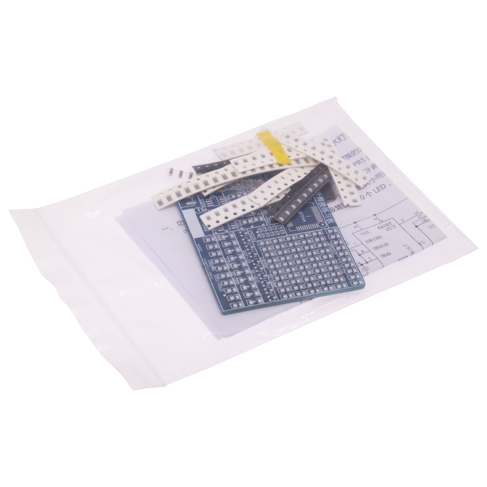 SMD NE555 CD4017 Rotating Flas - Diy Audio Electronics Kit review and price
