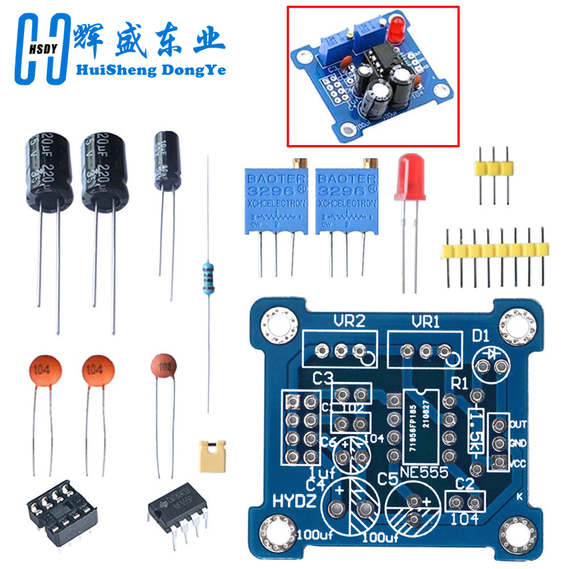 NE555 Pulse Generator Pulse St - Diy Audio Electronics Kit review and price